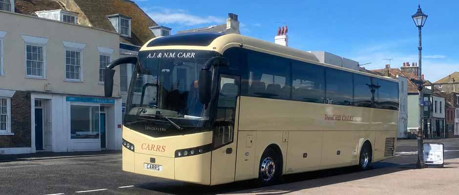 Carrs Coach ready and waiting